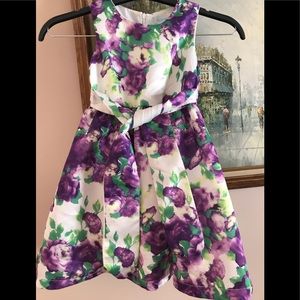 Charming floral dress for girl size 5